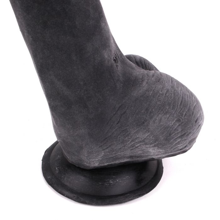 Kiotos Cox - Black Dildo Met Zuignap die echt aanvoelt 22,5 x 5 cm - Zwart