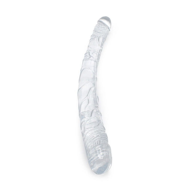 Kiotos Cox Clear - Dildo Dong 05 - Transparantie Dubbele Dildo - Lengte 31.5 cm - Diameter 30/40 mm