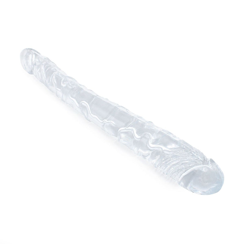 Kiotos Cox Clear - Dildo Dong 05 - Transparantie Dubbele Dildo - Lengte 31.5 cm - Diameter 30/40 mm