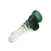 Kiotos Cox Color - Gekleurde Dildo 02 - 18,5 x 4 cm - Transparant/Groen