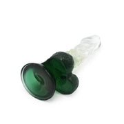 Kiotos Cox Color - Gekleurde Dildo 02 - 18,5 x 4 cm - Transparant/Groen