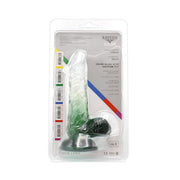 Kiotos Cox Color - Gekleurde Dildo 04 - 22,5 x 4 cm - Transparant/Geel