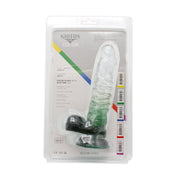 Kiotos Cox Color - Gekleurde Dildo 04 - 22,5 x 4 cm - Transparant/Groen
