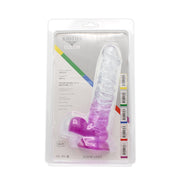 Kiotos Cox Color - Gekleurde Dildo 04 - 22,5 x 4 cm - Transparant/Paars
