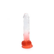 Kiotos Cox Color - Gekleurde Dildo 05 - 20 x 3,2 cm - Transparant/Rood