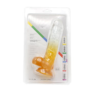 Kiotos Cox Color - Gekleurde Dildo 06 - 22,5 x 4,2 cm - Transparant/Geel