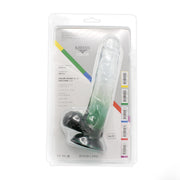 Kiotos Cox Color - Gekleurde Dildo 06 - 22,5 x 4,2 cm - Transparant/Groen