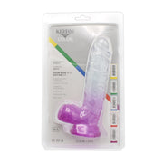 Kiotos Cox Color - Gekleurde Dildo 09 - 21,5 x 4,3 cm - Transparant/Paars