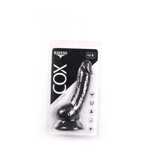 Kiotos Cox - Dildo 17 x 3 cm - Zwart