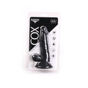 Kiotos Cox - Dildo 18 x 4 cm - Zwart
