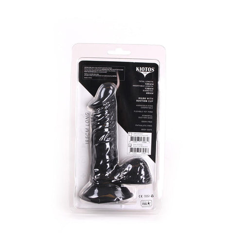 Kiotos Cox - Dildo 18,5 x 4 cm - Zwart