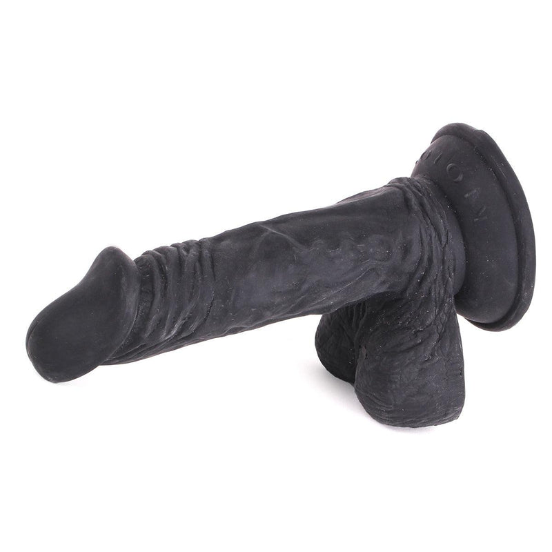 Kiotos Cox - Dildo 18,5 x 4 cm - Zwart