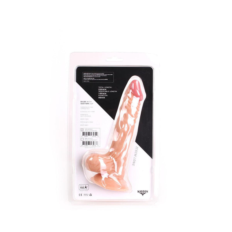 Kiotos Cox - Dildo 22,5 x 4 cm - Lichte Huidskleur