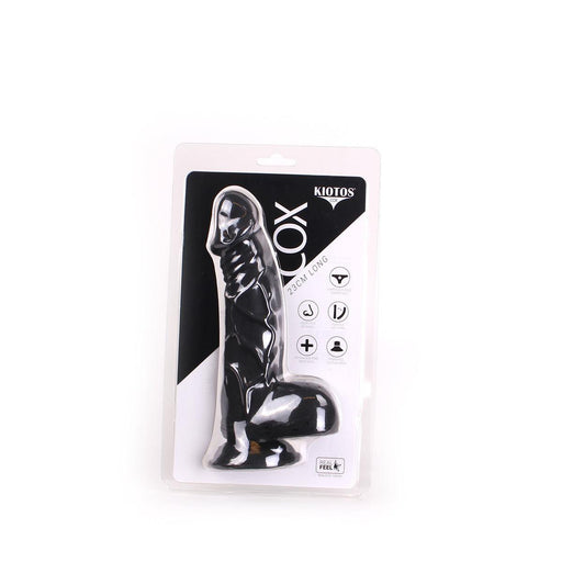 Kiotos Cox - Dildo 23 x 4 cm - Zwart
