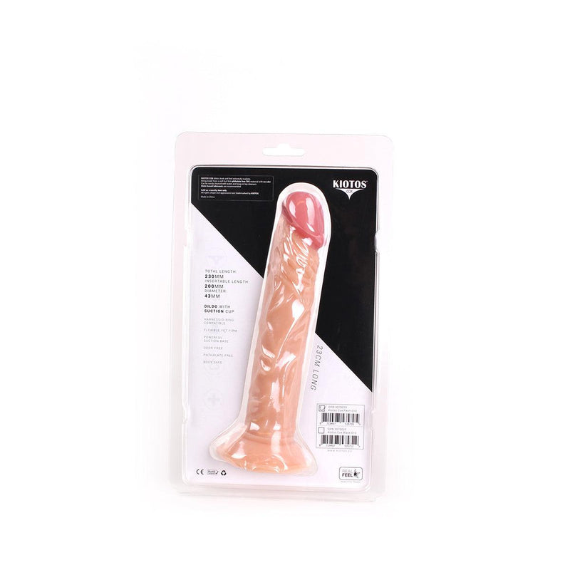 Kiotos Cox - Dildo 23 x 4,5 cm - Lichte Huidskleur