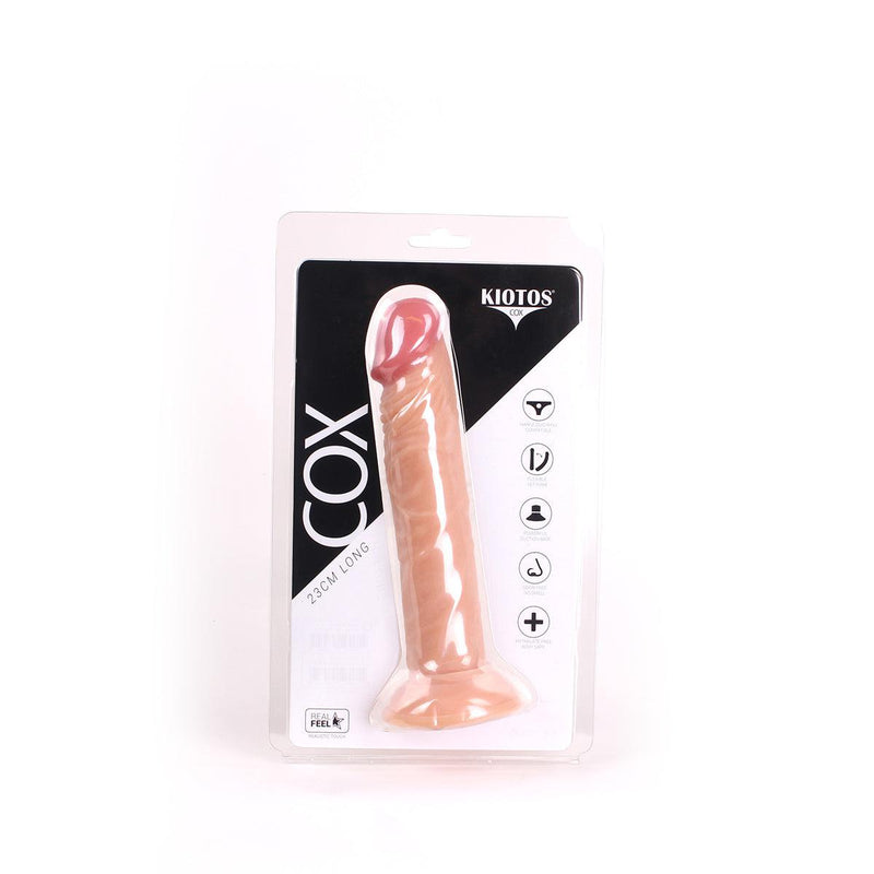 Kiotos Cox - Dildo 23 x 4,5 cm - Lichte Huidskleur