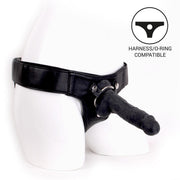 Kiotos Cox - Dildo 23 x 4,5 cm - Zwart