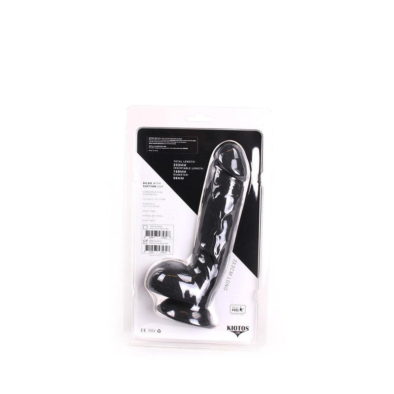 Kiotos Cox - Dildo 23,5 x 5 cm - Zwart