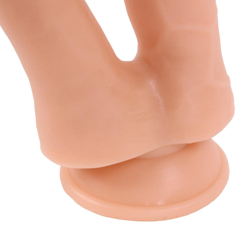 Kiotos Cox - Dildo Voor Dubbele Penetratie - 19 x 3/3.5 cm - Lichte Huidskleur