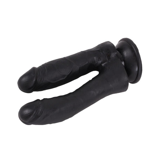 Kiotos Cox - Dildo Voor Dubbele Penetratie - 19 x 3/3.5 cm - Zwart