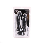 Kiotos Cox - Dildo Voor Dubbele Penetratie - 19 x 3/3.5 cm - Zwart