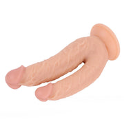 Kiotos Cox - Dildo Voor Dubbele Penetratie - 21 x 3.5/4.5 cm - Lichte Huidskleur