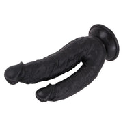 Kiotos Cox - Dildo Voor Dubbele Penetratie - 21 x 3.5/4.5 cm - Zwart