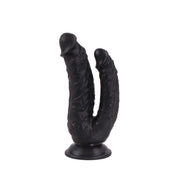Kiotos Cox - Dildo Voor Dubbele Penetratie - 21 x 3.5/4.5 cm - Zwart