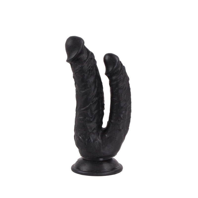 Kiotos Cox - Dildo Voor Dubbele Penetratie - 21 x 3.5/4.5 cm - Zwart