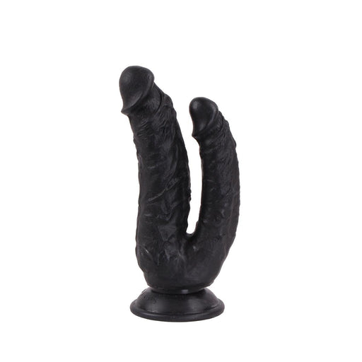 Kiotos Cox - Dildo Voor Dubbele Penetratie - 21 x 3.5/4.5 cm - Zwart