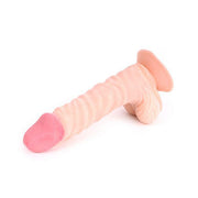 Kiotos Cox - Dildo Met Zuignap die echt aanvoelt 22 x 5 cm - Lichte Huidskleur