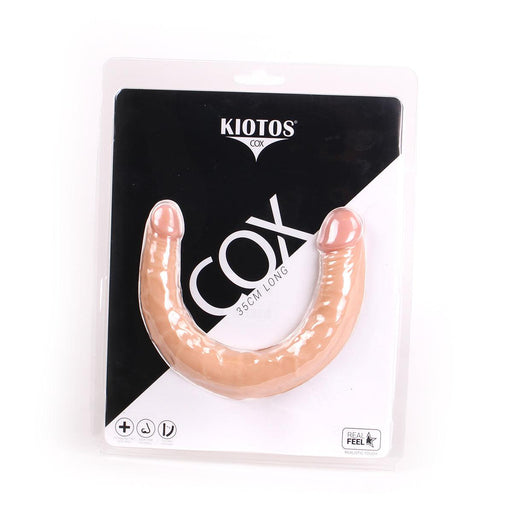 Kiotos Cox - Dubbele Dildo 30 cm - Lichte Huidskleur