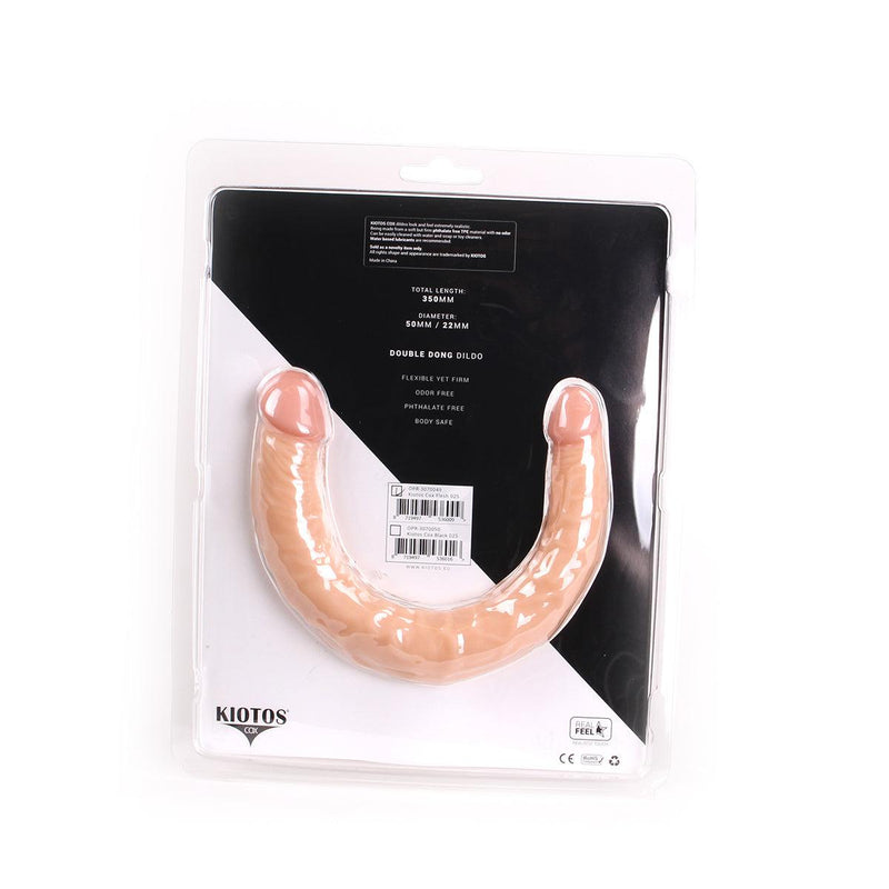 Kiotos Cox - Dubbele Dildo 30 cm - Lichte Huidskleur