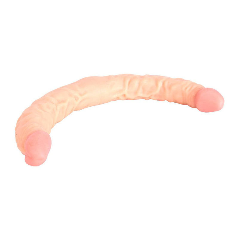 Kiotos Cox - Dubbele Dildo - 40 x 3,6/3,8 cm - Lichte Huidskleur