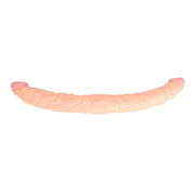 Kiotos Cox - Dubbele Dildo - 40 x 3,6/3,8 cm - Lichte Huidskleur