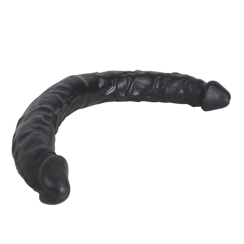 Kiotos Cox - Dubbele Dildo - 40 x 3.6/3.8 cm - Zwart