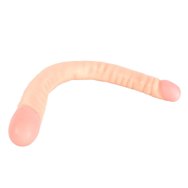 Kiotos Cox - Dubbele Dildo - 45 x 4,5/4,8 cm - Lichte Huidskleur