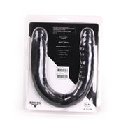 Kiotos Cox - Dubbele Dildo - 45 x 4,5/4,8 cm - Zwart