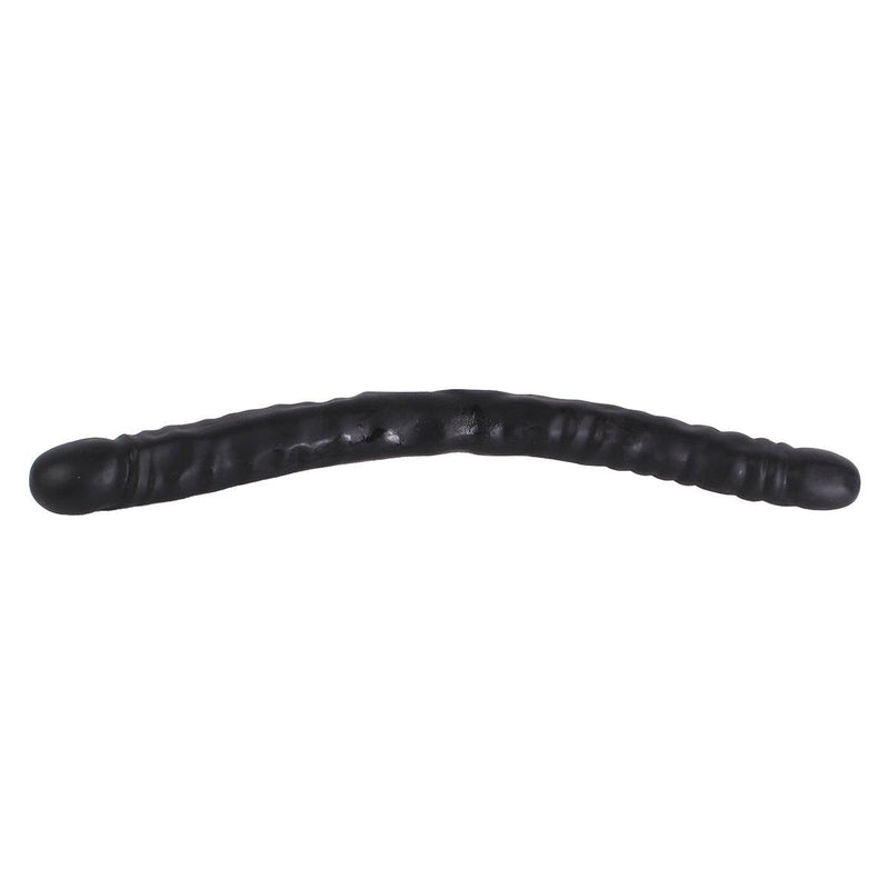 Kiotos Cox - Dubbele Dildo - 45 x 4,5/4,8 cm - Zwart