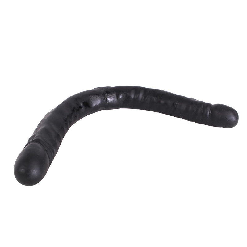 Kiotos Cox - Dubbele Dildo - 45 x 4,5/4,8 cm - Zwart