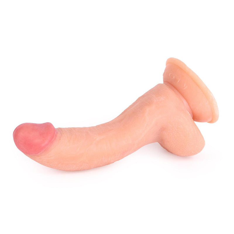 Kiotos Cox - Licht Gekromde Dildo 16 x 4 cm - Lichte Huidskleur
