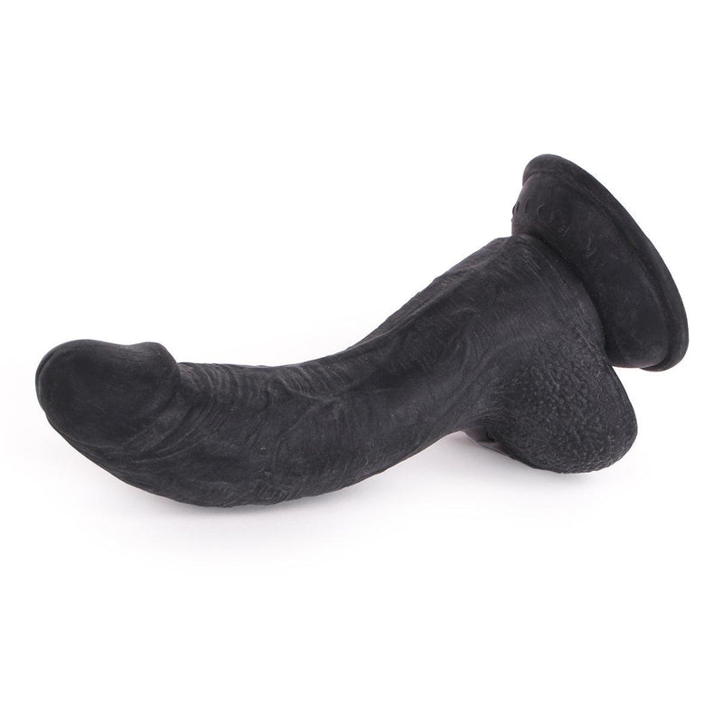 Kiotos Cox - Lichte Gekromde Dildo 16 x 4 cm - Zwart