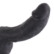 Kiotos Cox - Lichte Gekromde Dildo 16 x 4 cm - Zwart