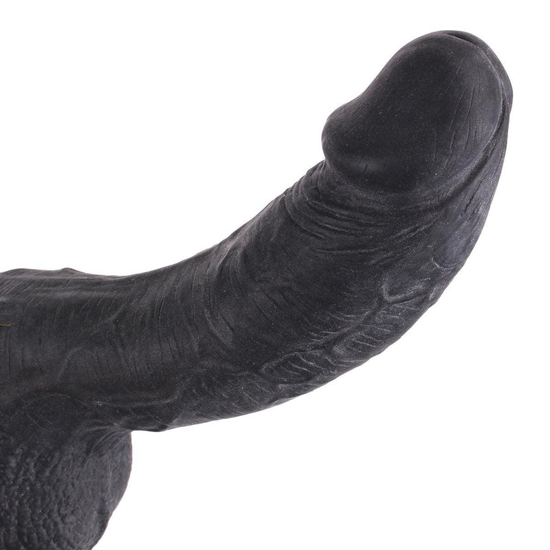 Kiotos Cox - Lichte Gekromde Dildo 16 x 4 cm - Zwart