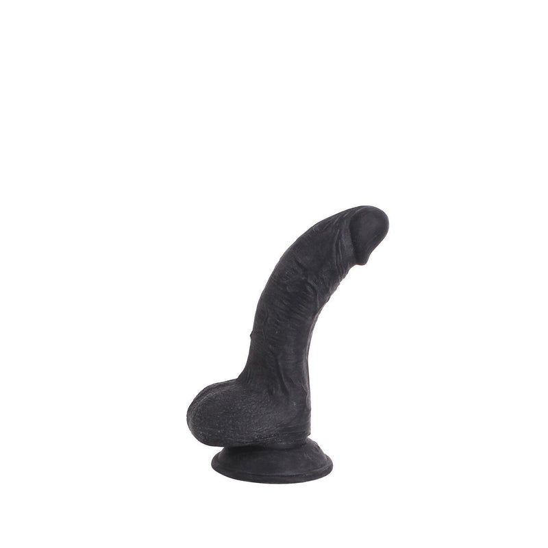 Kiotos Cox - Lichte Gekromde Dildo 16 x 4 cm - Zwart