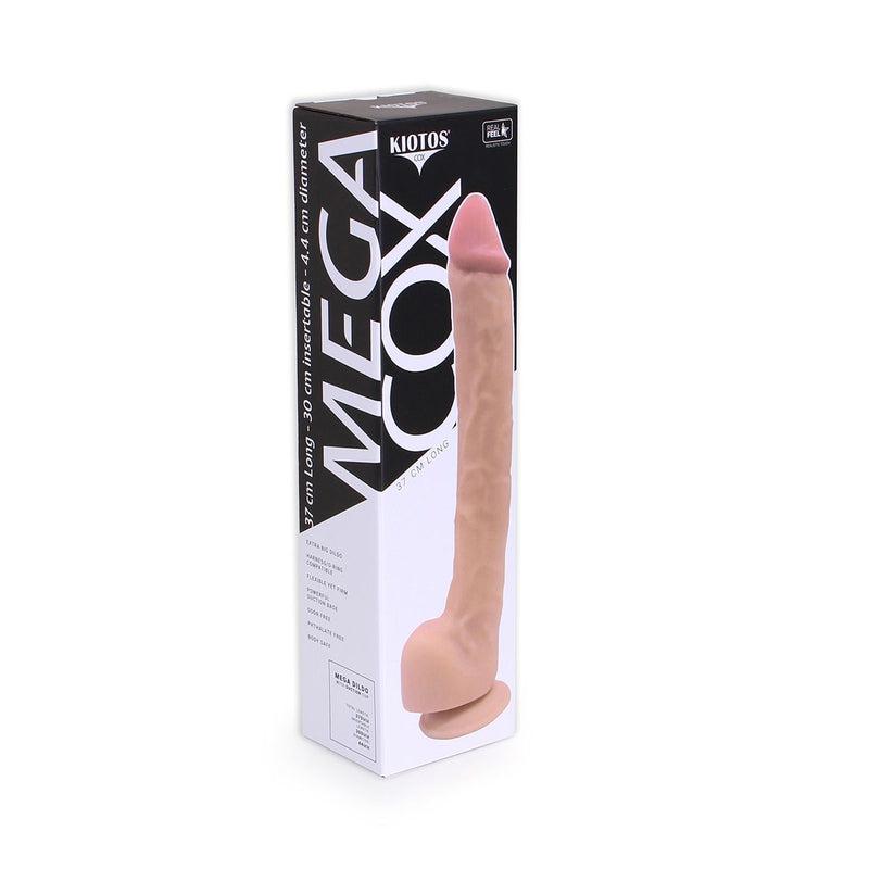 Kiotos Cox - Mega Dildo XXL 37 x 5 cm - Lichte Huidskleur