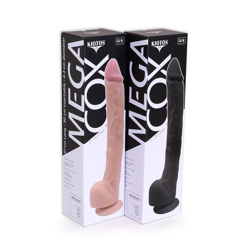 Kiotos Cox - Mega Dildo XXL 37 x 5 cm - Lichte Huidskleur