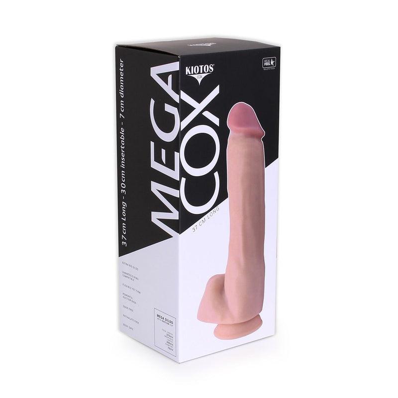Kiotos Cox - Mega Dildo XXL 37 x 8 cm - Lichte Huidskleur