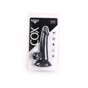 Kiotos Cox - Rechte Dildo Met Balzak 16 x 4 cm - Zwart