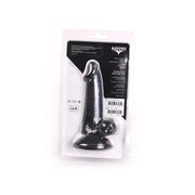 Kiotos Cox - Rechte Dildo Met Balzak 16 x 4 cm - Zwart